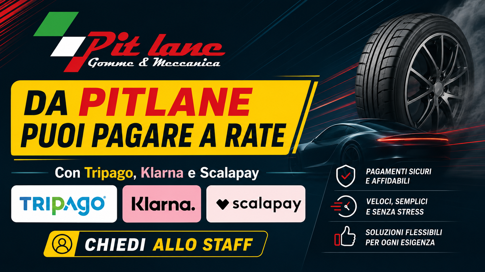 Poster promozionale Pitlane Tripago